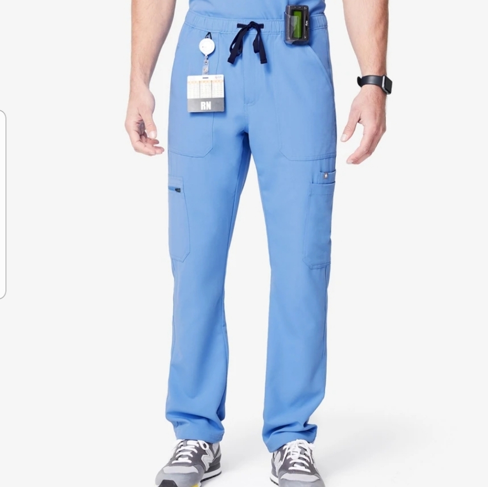 FIGS Ceil Blue Cairo scrub pants Medium Tall NWT